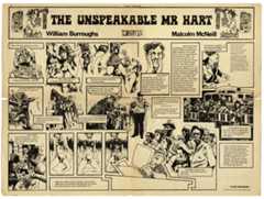 [The Unspeakable Mr.Hart:Cyclops #3, text by William Burroughs; art work by Malcolm McNeill, &copy; 1970]