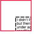 Clipped overflow