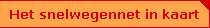 Het snelwegennet in kaart