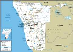 ROAD Map of Namibia