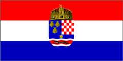 [Kingdom of Croatia and                                    Slavonia flag 1867-1918]