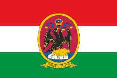 [Fiume city flag 1835-1849                                      (Hungary)]