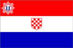 [Independent State of Croatia                                    state flag 1941-1945]