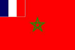 [Morocco French                          Protectorate civil ensign, 1919-1956                          (Morocco)]