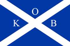 [Orenburg Cossack Host (possible                          reconstruction) flag in exile 1934]