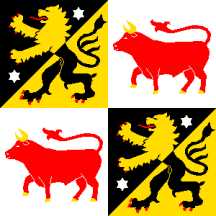 [flag of Älvsborg                        county 1942-1998 (Sweden)]