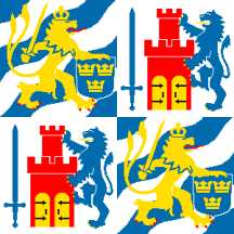 [Flag of Göteborgs                        och Bohus county 1962-1998 (Sweden)]