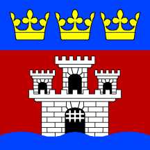 [Flag of County of                        Jönköping (Sweden)]