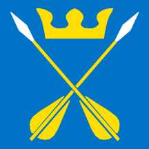 [Flag of Dalarna                        (Dalecarlia) county (Sweden)]