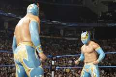 The Sin Caras face off on SmackDown