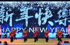 Various activities held around world to greet year 2018