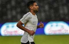 Players of Monaco train ahead of French Trophy of Champions football match