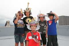 武将兜ペーパークラフト無料ダウンロード