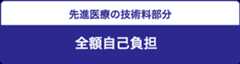 先進医療の技術料部分　全額自己負担