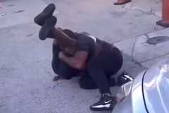 【動画】喧嘩相手を頭頂部からコンクリートに叩きつけてしまうDQN。