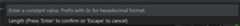 VSCode - Debug session - Memory length