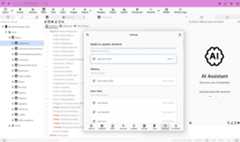 Kangaroo setting dialog with dark theme