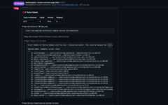 A Codecov GitHub PR comment showing a flaky test and stack trace