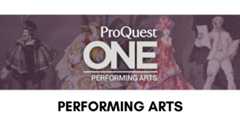 ProQuest One Performing Arts