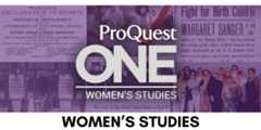 ProQuest One Women’s Studies