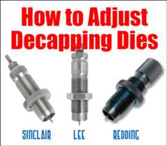 universal Decapping die sinclair lee redding
