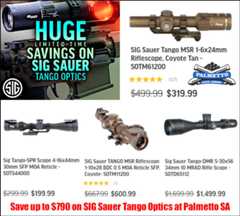 AccurateShooter Deals of the Week Weekly Bargain Finder Sale Discount Savings