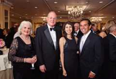 Justice Anthony M. Kennedy with his wife Mary and Los Angeles Mayor Antonio Villaraigosa with his wife Corina.