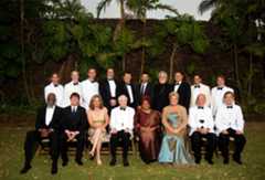 The American Academy of Achievement’s Class of 2008 gather before the Banquet of the Golden Plate ceremonies.