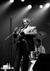 B.B. King and his guitar Lucille (Credit: F. Antolín Hernandez) (Creative Commons)