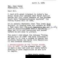 Letter from Fallbrook