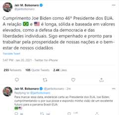Bolsonaro Biden Bolsonaro Biden