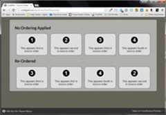CSS Flexbox tab order in Chrome 45.