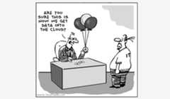 Cloud computing cartoon