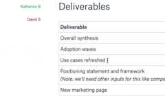 The commenting feature in Dropbox Paper
