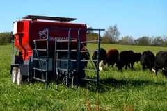 New SmartFeeder equipment in use on Middle TN AgResearch and Education Center in Spring Hill.