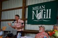 Randy Boyd presents at the 2022 Milan No-Till Field Day