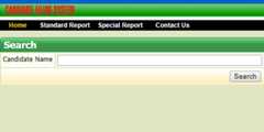 screenshot of candidate filing system website