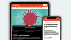 Foto: spiegel.de auf Tablet und Smartphone