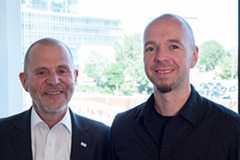 Abbildung des Zertifikatleiters Prof. Dr. Wolfram Behm und des SPIEGEL-Experten Patrick Beuth. Der Klick führt zum Kurs,