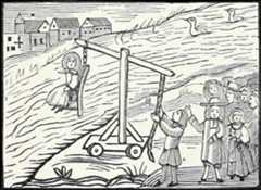 Drawing Of A Cucking Stool
