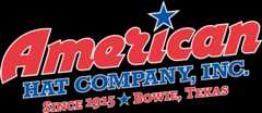 American Hat Company Logo with White Outline