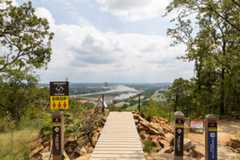 Vista de Tulsa, Oklahoma, a partir da Turkey Mountain