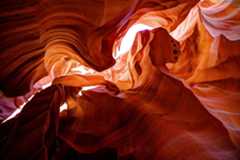 Antelope Canyon perto de Page, Arizona 