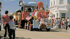 Street parade at the AppleJack Festival in Nebraska City, Nebraska