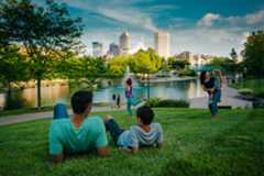 Central Canal at White River State Park in Indianapolis, Indiana