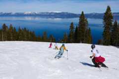 Skiing Mount Rose in Lake Tahoe, Nevada
