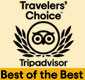 Travellers' Choice 2013-2018 - Top 20 B&Bs and Inns in Israel, Top 25 in the Middle-east