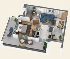 Haridwar One 1 BHK 1000sqft