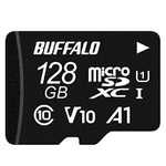【Amazon.co.jp限定】バッファロー microSD 128GB 100MB/s UHS-1 U1 microSDXC【 Nintendo Switch 対応 】V10 A1 IPX7 Full HD RMSD-128U11HA/N