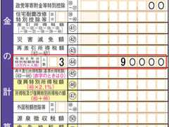 令和6年分の所得税及び復興特別所得税の申告書第一表の定額減税の記入欄